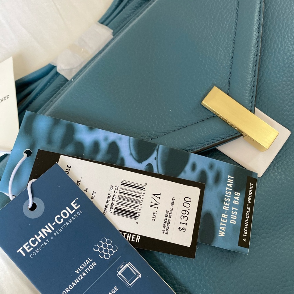 New Kenneth Cole New York Ludlow Crossbody Leather
